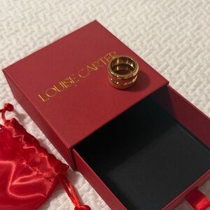 Carter faux Gold Ring